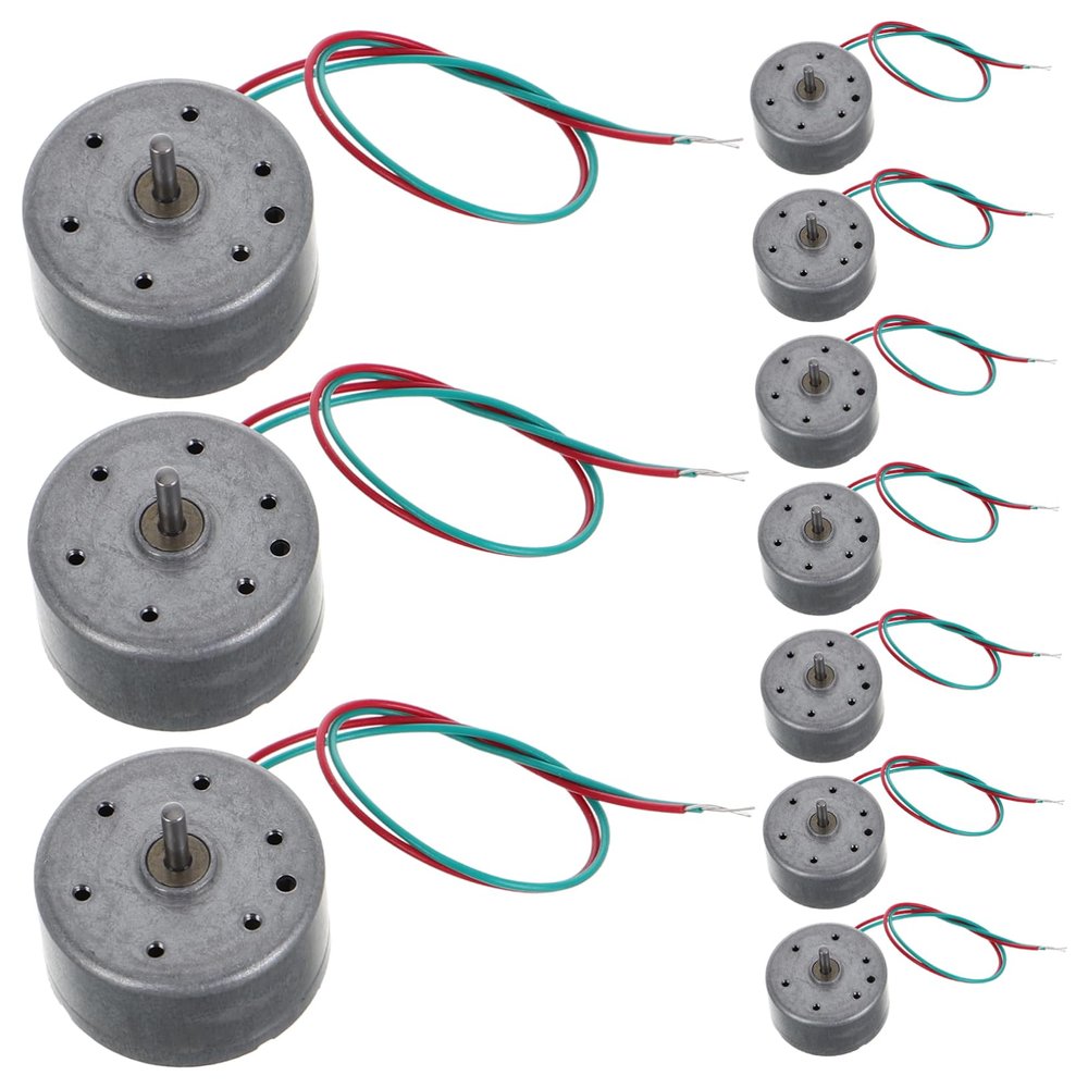 ORFOFE 20pcs Solar Motor for Toy Cars Compact Electric Motor for Projects Power Supply for Toy Train and Craft Applications