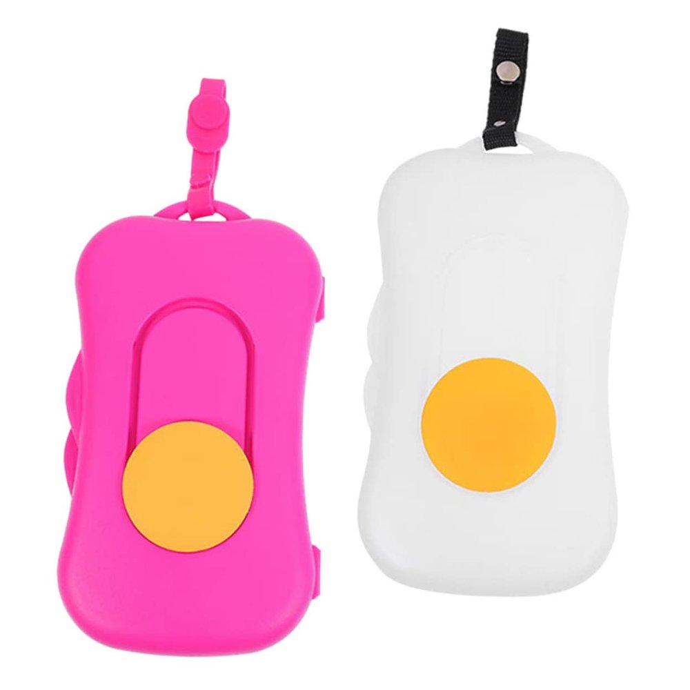 2pcs Reusable Baby Wipes Case Portable PP Dispenser Box