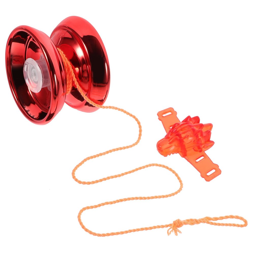 LIOOBO Style Professional Yo-yo Alloy String Ball Toy Fingertip Ball Plaything Improve Coordination for Parties