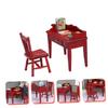 Abaodam 1set Miniature Dollhouse Furniture Set Scale Table and Chair for Playhouse Accessories Creative Design for Miniature Scene Decoration view 3