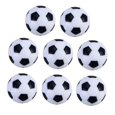 Abaodam 8pcs Plastic Table Football Balls Replacement Soccer Balls for Boys and Girls Toy Diameter Tabletop Soccer Game Accessory