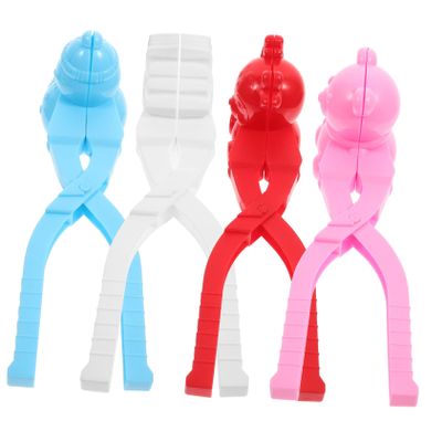 ERINGOGO 4pcs Outdoor Snow for Boy Girl Fun Molds for Easy Use Makers for Ages for Snow Fights and Beach Play