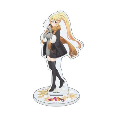 A3 Blessing on This Wonderful World! 3 10 Dacnes Winterwear Ver.[Illustrated Illustration] Acrylic Stand