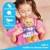 Casdon MINI Build-A-Bear Purple Heart Toy Clothes Pack. 4 Mix-and-Match Toy Outfits Includes Pajamas, Cute Hoodies, Summer Styles | For Kids Aged 3+. Suitable for 9 MINI Bears ONLY view 3