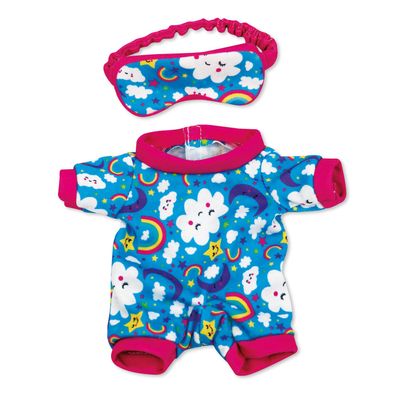 Casdon MINI Build-A-Bear Workshop Night Time Onesie Toy Clothes Pack. 4 Mix-and-Match Toy Outfits Includes Pajamas, Cute Hoodies, Summer Styles | For Kids Aged 3+. Suitable for 9 MINI Bears ONLY