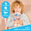 Casdon MINI Build-A-Bear Workshop Night Time Onesie Toy Clothes Pack. 4 Mix-and-Match Toy Outfits Includes Pajamas, Cute Hoodies, Summer Styles | For Kids Aged 3+. Suitable for 9 MINI Bears ONLY view 3