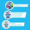 Casdon MINI Build-A-Bear Workshop Night Time Onesie Toy Clothes Pack. 4 Mix-and-Match Toy Outfits Includes Pajamas, Cute Hoodies, Summer Styles | For Kids Aged 3+. Suitable for 9 MINI Bears ONLY view 4