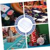 BESPORTBLE 1Pc Mahjong Chips Organizer Case Transparent Container for Chips with Cover Lightweight Storage Box for Easy Access and Portability for Gaming and Entertainment view 3