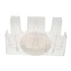 SOPOTUTU Rotating Poker Card Storage Organizer Deck Revolving Playing Card Holder Transparent Design for Easy Access at Game for and Bridge view 1
