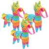 Abaodam 3Pcs Donkey Pinata Mini Fiesta Party Decorations for Cinco De Mayo and Birthdays Fill with Candies and Fun and Prop view 1
