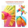 Abaodam 3Pcs Donkey Pinata Mini Fiesta Party Decorations for Cinco De Mayo and Birthdays Fill with Candies and Fun and Prop view 4