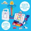 Casdon Build-A-Bear Workshop Toy Shop & Checkout Set | Officially Licensed Build-A-Bear Toy Play Set | Perfect for Roleplay for Children Ages 3+ | Includes Electronic Cash Register view 2