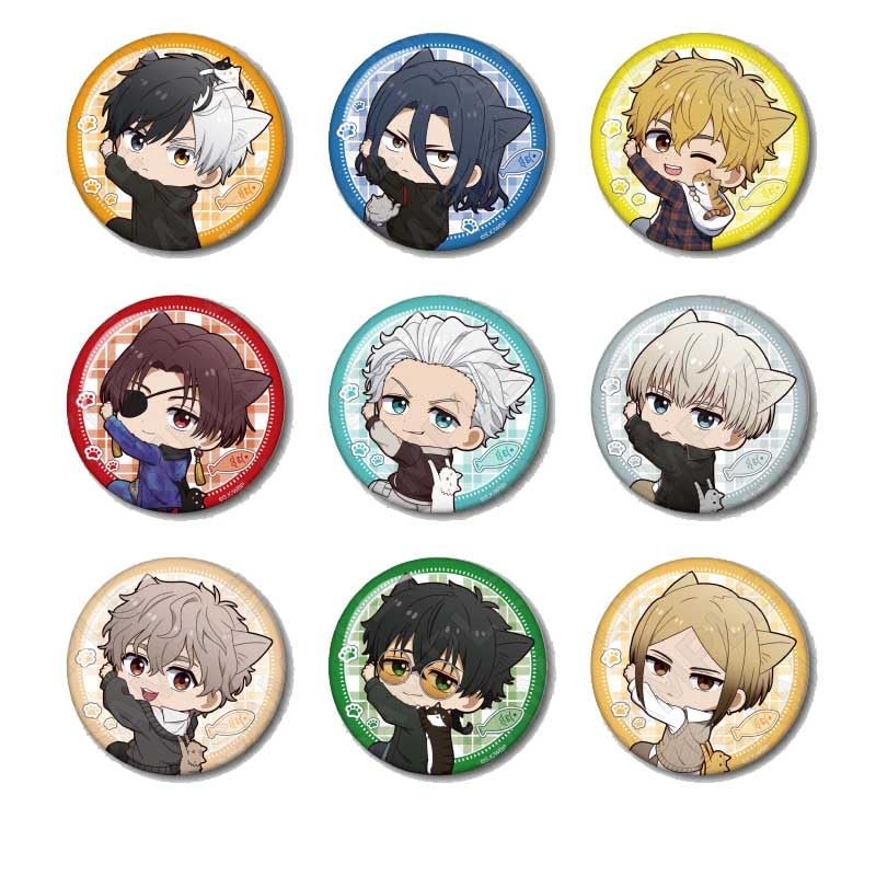 WIND BREAKER Trading Can Badge Sticky Nyan Ver. 9 Piece Box