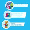 Casdon MINI Build-A-Bear Workshop Rainbow Smiley Toy Clothes Pack. 4 Mix-and-Match Toy Outfits Includes Pajamas, Cute Hoodies, Summer Styles | For Kids Aged 3+. Suitable for 9 MINI Bears ONLY view 4