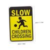 Ciieeo Boys and Girls Crossing Safety Sign Boy Girl at Play Sign for Street Messaging view 2