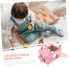 Abaodam Boys and Girls Wearable Airplane Toy Cardboard Aircraft Costume for Boy Girl Playtime Fun Rotating Creative Adventure for Boys and Girls Easy Assembly view 3