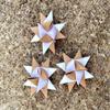 3/4" Kraft Brown Bag Froebel Moravian German Star Paper Strips Origami Ornaments Rustic DIY Craft Projects (50 strips) view 4