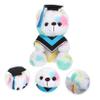 Abaodam Stuffed Animal Graduation Bear Plush Toy Adorable Cartoon Doll Scarf for Celebrating Graduates for Any Graduation Season view 3