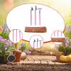MYCENSE Small Hand Spade Rake Trowel Mini Gardening Tools with PU Leather Bag Portable Planting Tools Multifunctional for Garden, Pink view 4