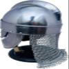 MJOLINR Medieval Crusader Helmet  Handmade 16-Gauge Steel Armor with Brass Accents  Authentic Collectible Helmet for Cosplay, LARP, Historical Reenactments, and Display view 4