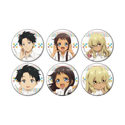 TV Anime "A Child Who Loved In Okinawa Is Too Vigorous Too Dialect" 01 [Official Illustration] Tin Badge Box of 6