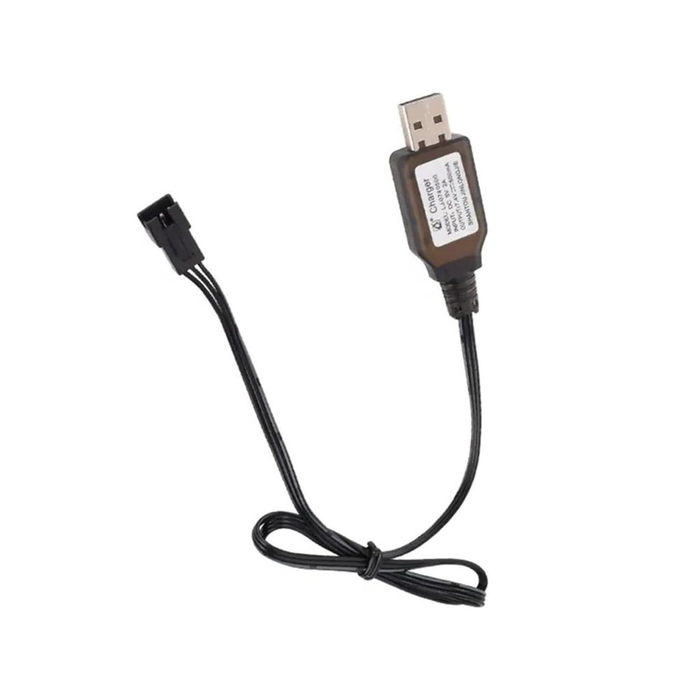 6.4v/7.4V 500mA Charger Li-i SM-3P RC Toys Remote Control Positive Portable USB(B 6.4V)