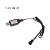 6.4v/7.4V 500mA Charger Li-i SM-3P RC Toys Remote Control Positive Portable USB(B 6.4V) view 3