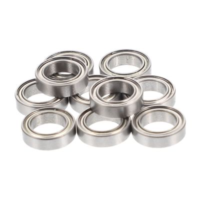 Ciieeo 7x11x3mm Metal Ball Bearings for RC Cars 10-Pack Steel Bearing Replacement Parts Compatible WLtoys 1/12 1/14 1/18 Toy Car Accessories