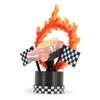 Atlas Finish Line Bundle Compatible with Hot Wheels - Racetrack Kit with Display Stand, Car Storage & Room Decor, Build Your Custom Circuit view 1
