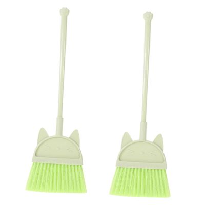 Happyyami 2pcs Boy Girl Mini Brooms Lightweight Cleaning Tools for Toddlers Safe Design for Indoor and Promotes Independence and Household Chores
