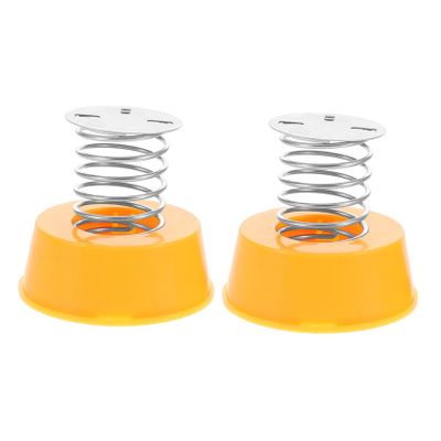 Abaodam 2pcs Spring Base Bobblehead Dolls for Car Bike Shaking Decorations Vibrant Colors Spring Mechanism Fun Dashboard Handlebar Ornaments