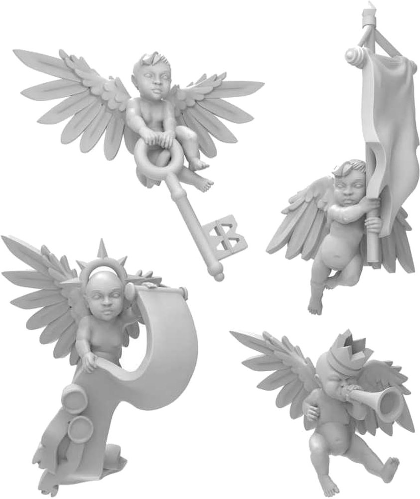 Angel Cherubs in 40k Style by Green Stuff World