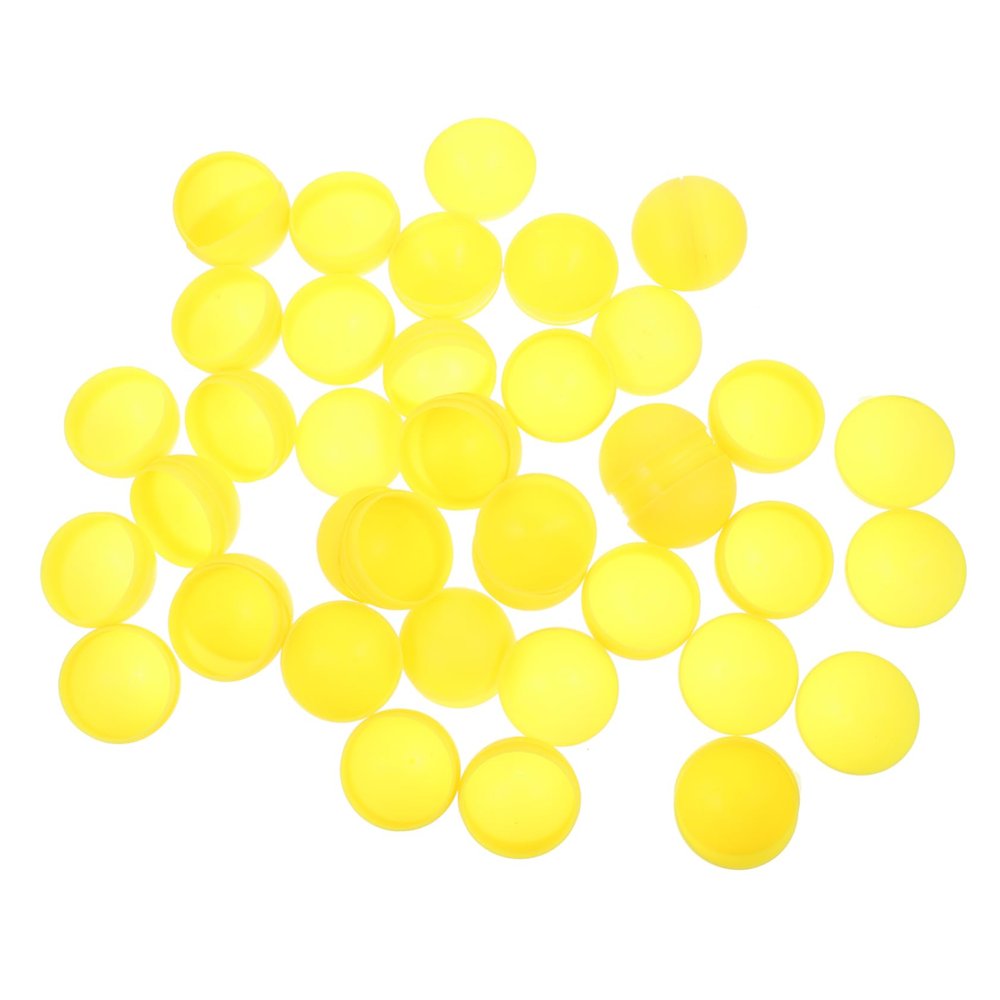 Yardwe 25pcs Lottery Balls Plastic Hollow Table Tennis Balls for Raffle Game Decor
