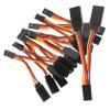 LIOOBO 10Pcs Rc Receiver Extension Cord Flexible Male to Female Wire for Rc Cars Helicopters Planes Lightweight Splitter Accessory view 1