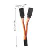 LIOOBO 10Pcs Rc Receiver Extension Cord Flexible Male to Female Wire for Rc Cars Helicopters Planes Lightweight Splitter Accessory view 2