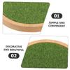 Alasum Display Base Figures Holder Artificial Grass Design Stable and Practical Stand for Living Room Desk and Bedroom Decor view 2