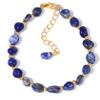 6-8mm Irregular Tiger Eye Beaded Chain Bracelet Natural Stone Rope Bracelets For Women Men,Lapis Lazuli,17+5cm view 1