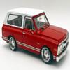 1970 Jimmy Red Metallic with White Top Slammed Custom Limited Edition to 402 Pieces Worldwide 1/18 Diecast Model Car by Acme A1807715 view 1