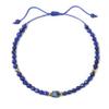 Adjustable Strap Bracelet Bead Lapis Lazuli Stone Bracelets For Women Accessory,light Green,16-25cm view 3