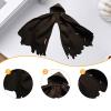 1/12 Action Figure Clothes Cape with Hat Fashion Mini Dress up Miniature Clothing Doll Clothes for 6 inch Male Female, Black view 4