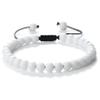 Natural Stone Round Beads Men Hematite Bangles 6mm Tiger Eye Onyx Beads Bracelet Women,Tiger Eye,17-29cm view 3