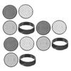 Alasum 9pcs Manual Gardening Sifters Soil Sifting Mesh Mesh Sieve for Garden for Compost Soil and Sifters view 1