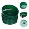 HIAKDOFT 4pcs Multi-use Soil Sieve for Garden Lightweight Mesh Sifting Pan for Soil Rocks and Debris for Gardening Composting and Beach Play view 3
