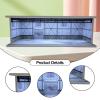 1/64 Model Car Display Case Showcase Organizer Garage Diorama, Decorative Collectible Gift Scenario Parking Scene Storage Box, Style C view 3