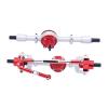 1/16 Front and Rear Axle Set Repair Part Hobby Car DIY Modified Replacement Bridge Shaft Complete Set Replace Parts for C14, Style B view 1