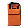 Colaxi Drum Stick Bag Drumstick Handbag Holder Heavy Duty Teens Hold 12 Pair Professional with Large Pockets Storage Bag Mallet Case, Orange view 1