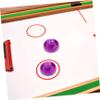 Sosoport 1set Air Hockey Pucks and Ice Hockey Table Accessories Includes and Strikers Felt Pads for Game Rooms and Parties view 3
