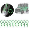 EVTSCAN Remote Control CAR RSHAPE Shell Buckle Body Clip PIN Firm Durable Simple Installation Lightweight for RC CAR (Green) view 3
