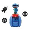 Lexibook, Disney Stitch Robot Stitch Interactive Surfer - Permanent Balance, Light and Sound Effects, Portable Toy with Responsive Sensors, Blue, ROB01D view 2