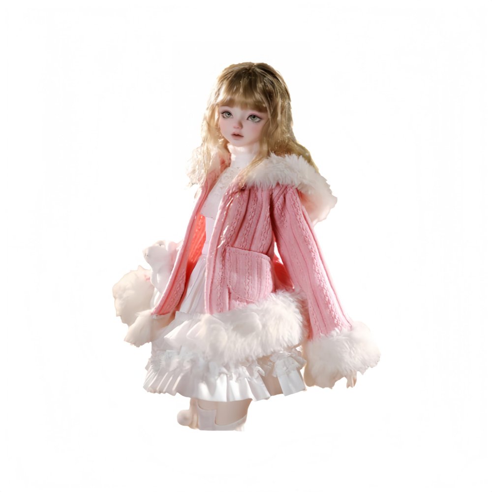 QGYDYH 1/4 Bjd Doll Fashion Anime Ball Jointed Dolls Resin Action Figure Handmade Makeup,Home Decor,Collectible Gift Set (G)